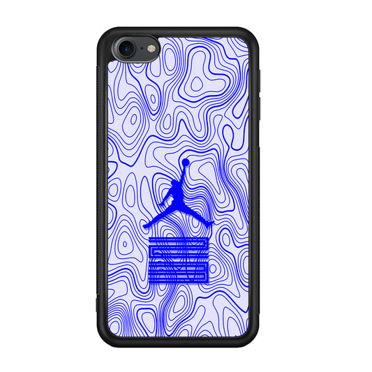 Air Jordan Bluish Topographical iPod Touch 6 Case - Ezzystore