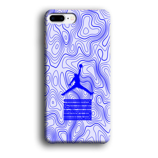 Air Jordan Bluish Topographical iPhone 8 Plus Case