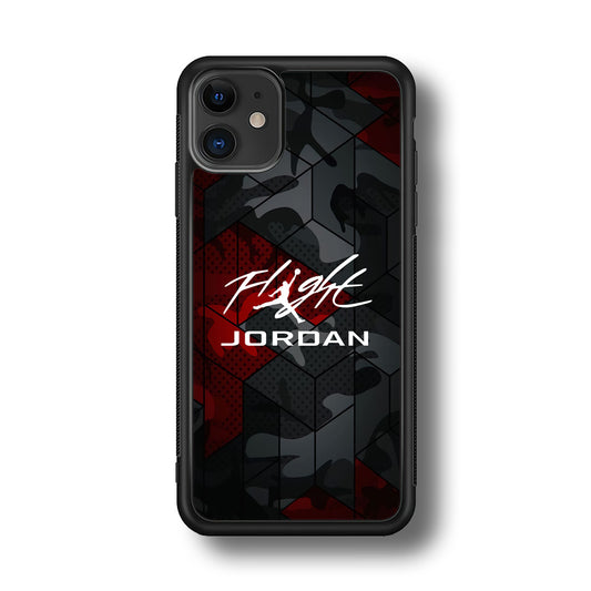 Air Jordan Camo Grey Pattern iPhone 11 Case