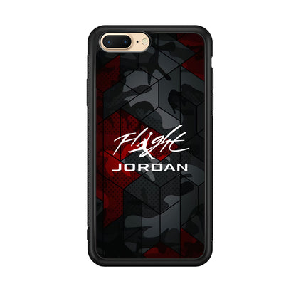 Air Jordan Camo Grey Pattern iPhone 8 Plus Case