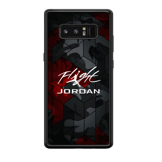 Air Jordan Camo Grey Pattern Samsung Galaxy Note 8 Case