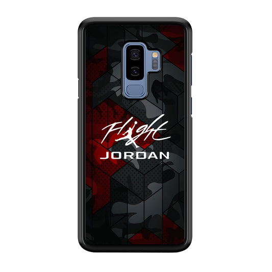 Air Jordan Camo Grey Pattern Samsung Galaxy S9 Plus Case
