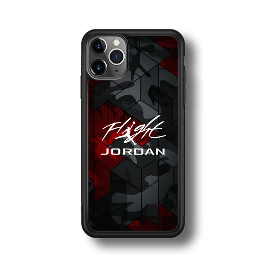 Air Jordan Camo Grey Pattern iPhone 11 Pro Max Case