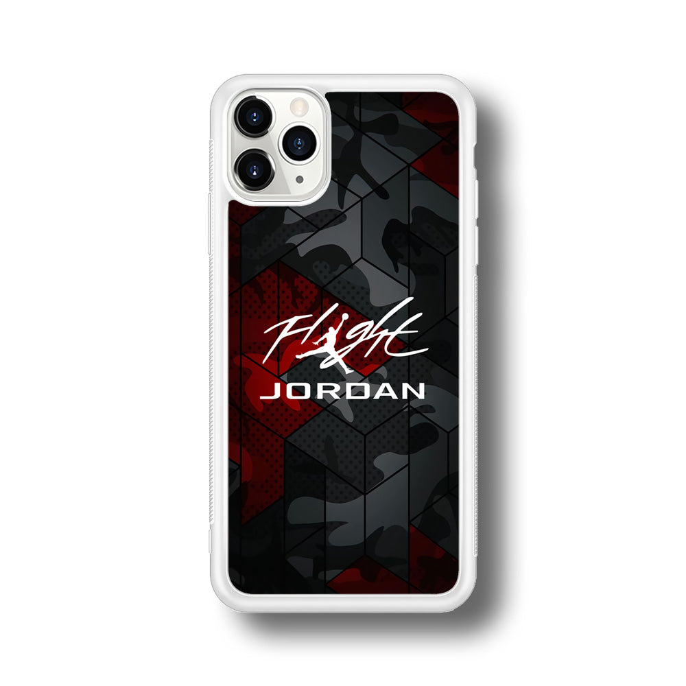 Air Jordan Camo Grey Pattern iPhone 11 Pro Max Case