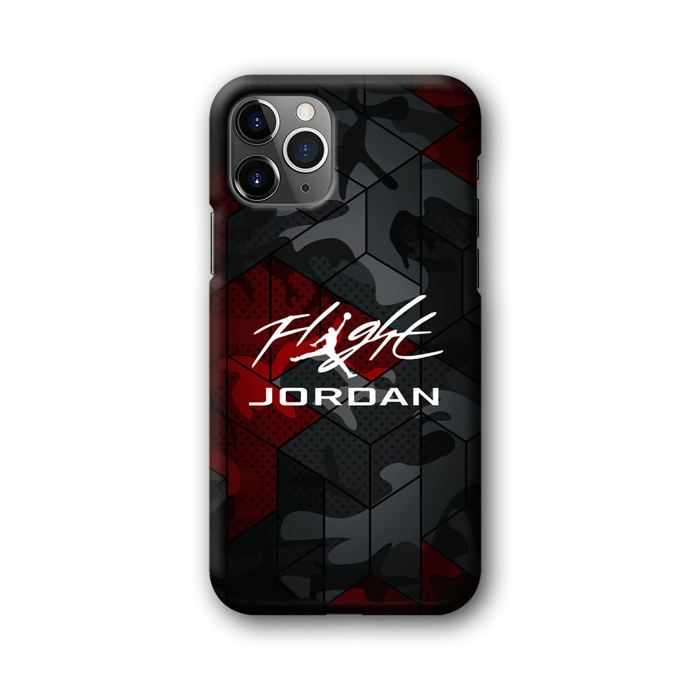 Air Jordan Camo Grey Pattern iPhone 11 Pro Case