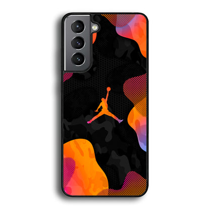 Air Jordan Camouflage on Autumn Samsung Galaxy S21 Case