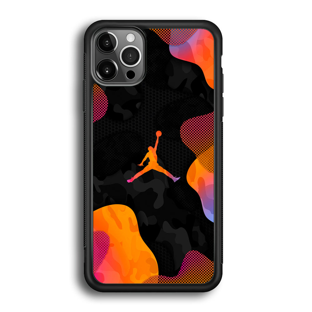 Air Jordan Camouflage on Autumn iPhone 12 Pro Case