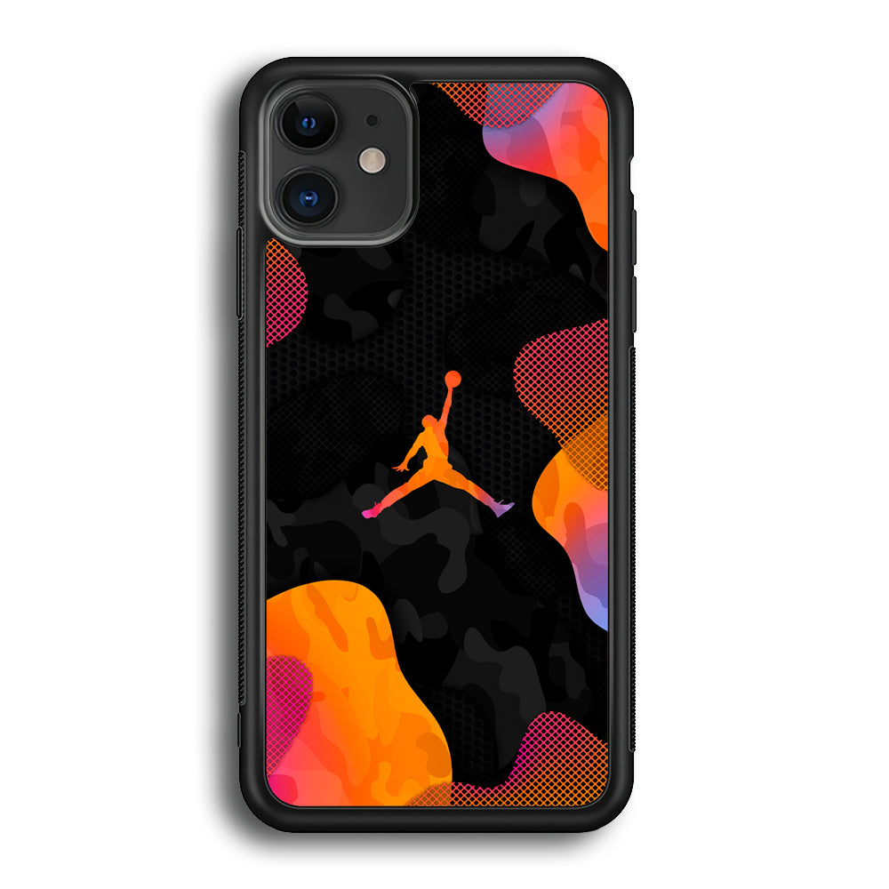 Air Jordan Camouflage on Autumn iPhone 12 Case