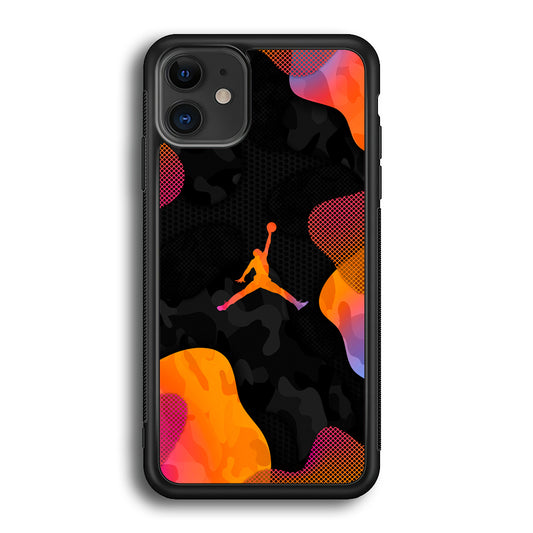 Air Jordan Camouflage on Autumn iPhone 12 Case