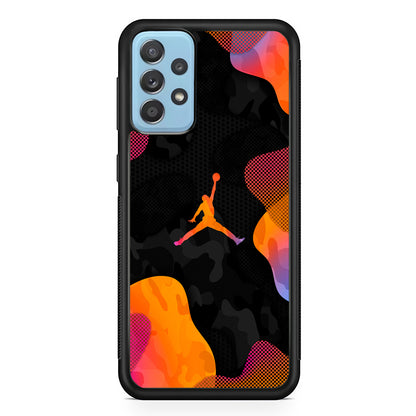 Air Jordan Camouflage on Autumn Samsung Galaxy A52 Case