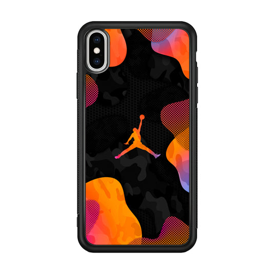 Air Jordan Camouflage on Autumn iPhone XS Case