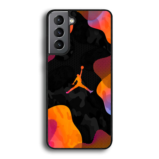 Air Jordan Camouflage on Autumn Samsung Galaxy S21 Plus Case