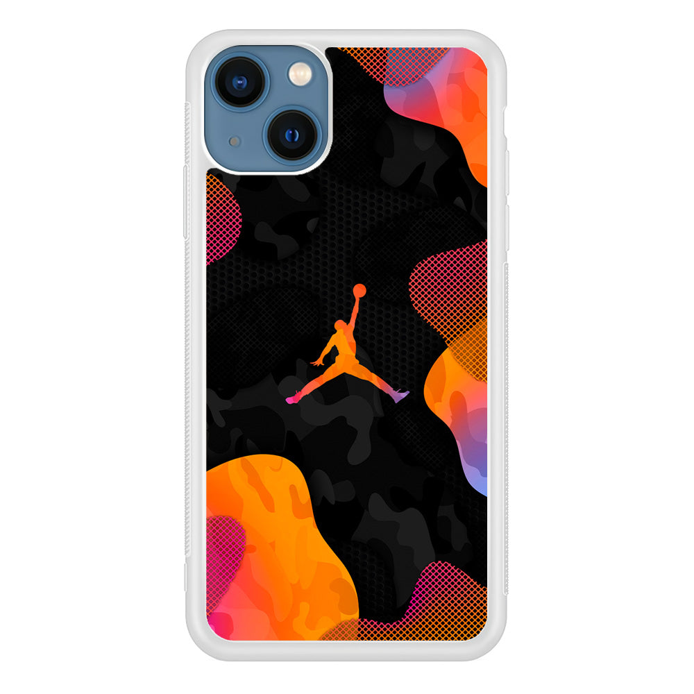 Air Jordan Camouflage on Autumn iPhone 13 Case