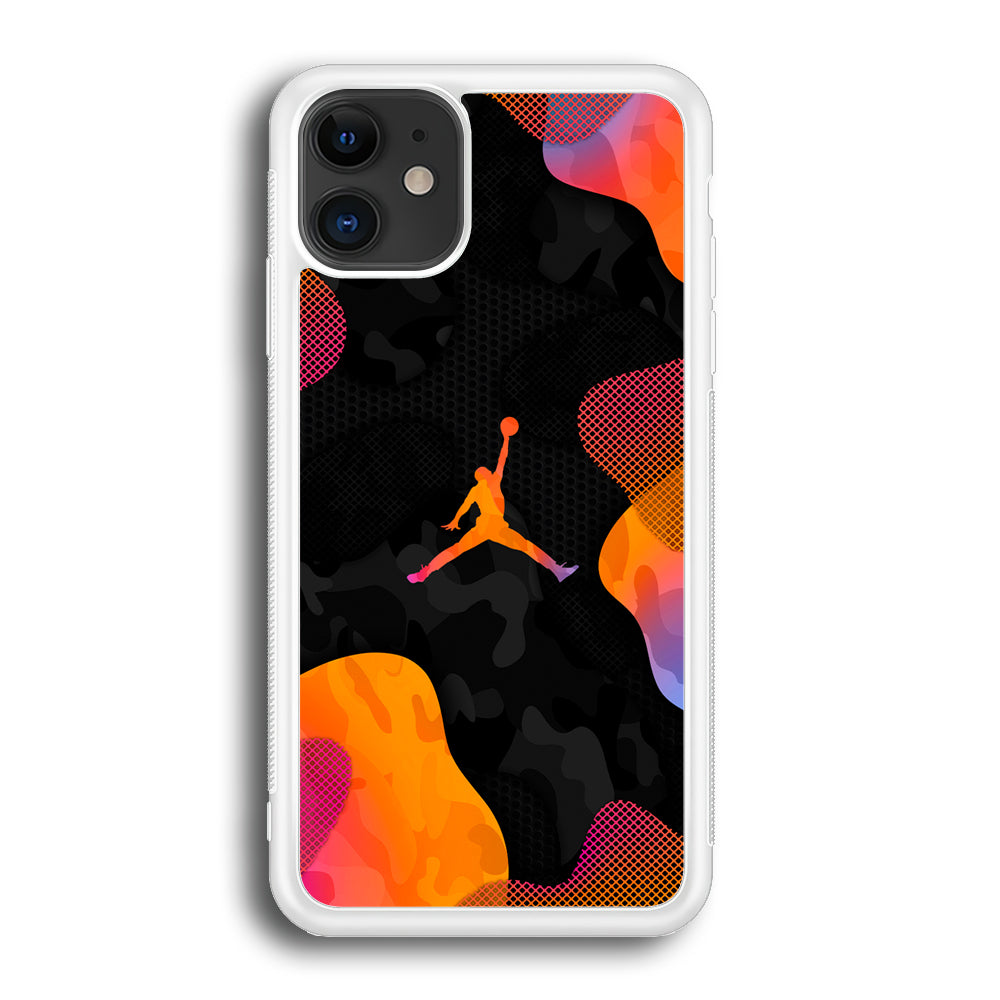 Air Jordan Camouflage on Autumn iPhone 12 Case