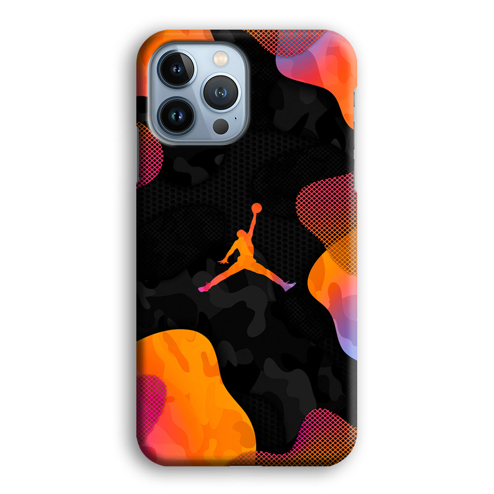 Air Jordan Camouflage on Autumn iPhone 13 Pro Max Case