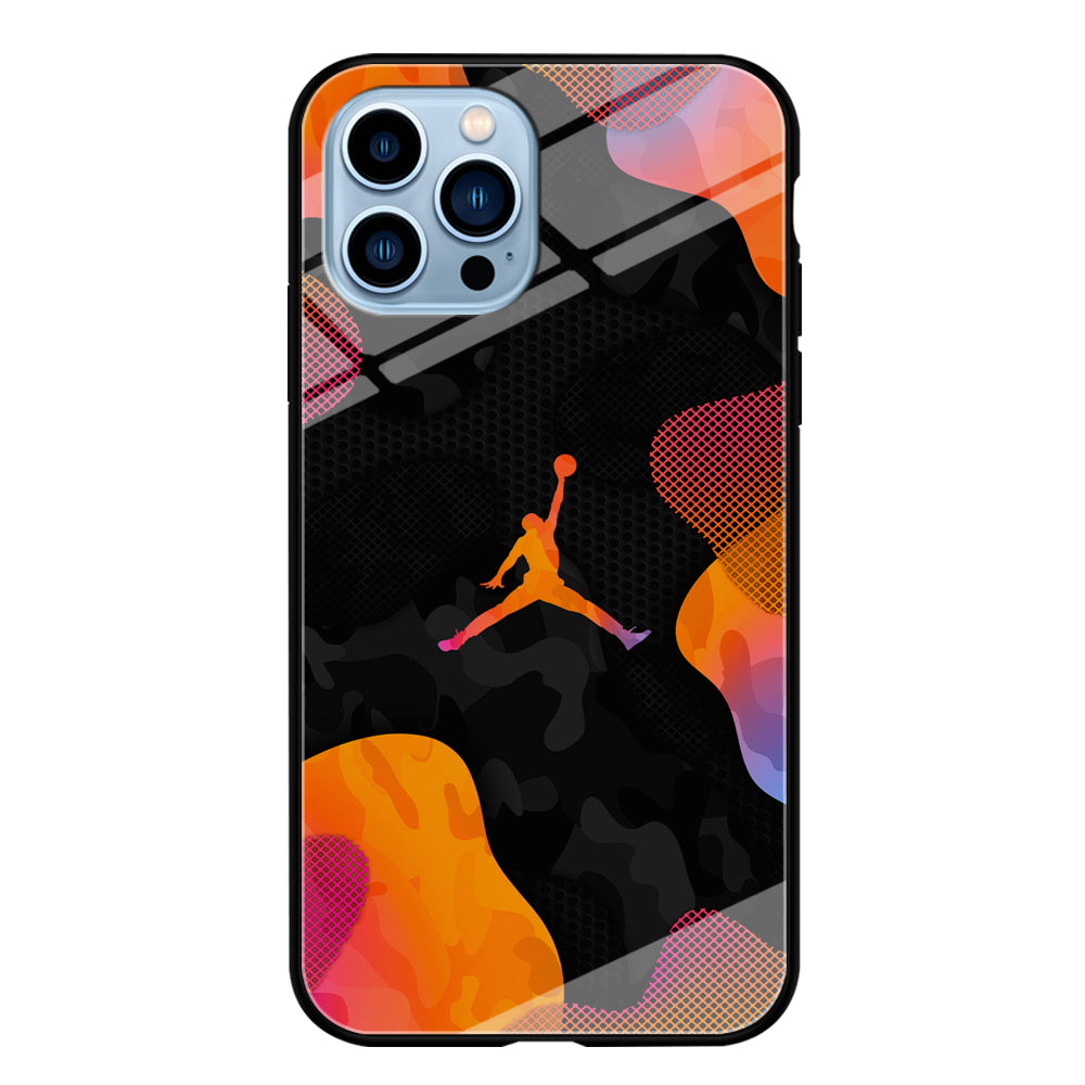 Air Jordan Camouflage on Autumn iPhone 13 Pro Max Case