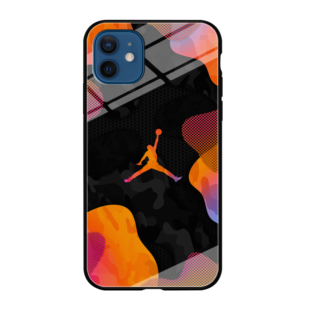 Air Jordan Camouflage on Autumn iPhone 12 Case