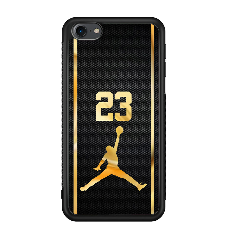 Air Jordan Carbon Stripe Gold iPod Touch 6 Case