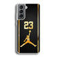 Air Jordan Carbon Stripe Gold Samsung Galaxy S21 Plus Case