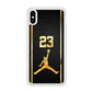 Air Jordan Carbon Stripe Gold iPhone XS Case