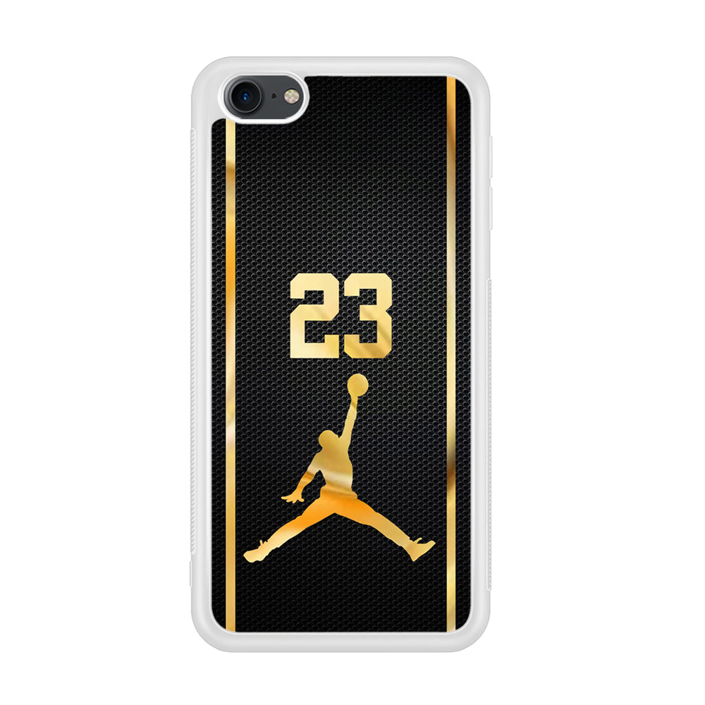 Air Jordan Carbon Stripe Gold iPod Touch 6 Case