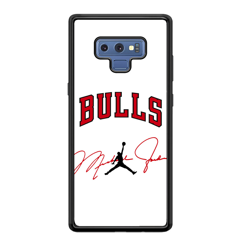 Air Jordan Chicago Bulls Signature Samsung Galaxy Note 9 Case