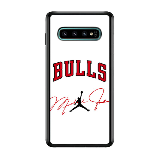 Air Jordan Chicago Bulls Signature Samsung Galaxy S10 Plus Case