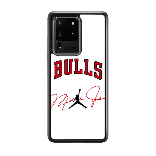 Air Jordan Chicago Bulls Signature Samsung Galaxy S20 Ultra Case