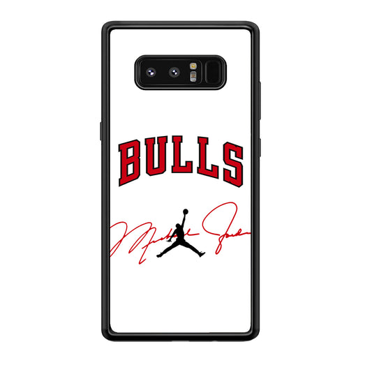 Air Jordan Chicago Bulls Signature Samsung Galaxy Note 8 Case