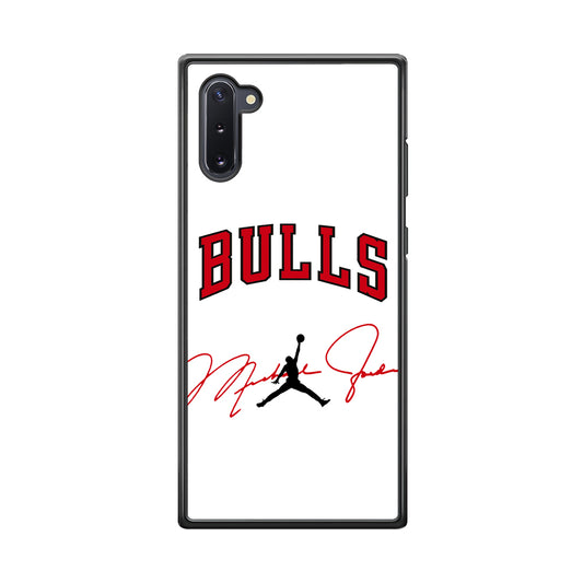Air Jordan Chicago Bulls Signature Samsung Galaxy Note 10 Case