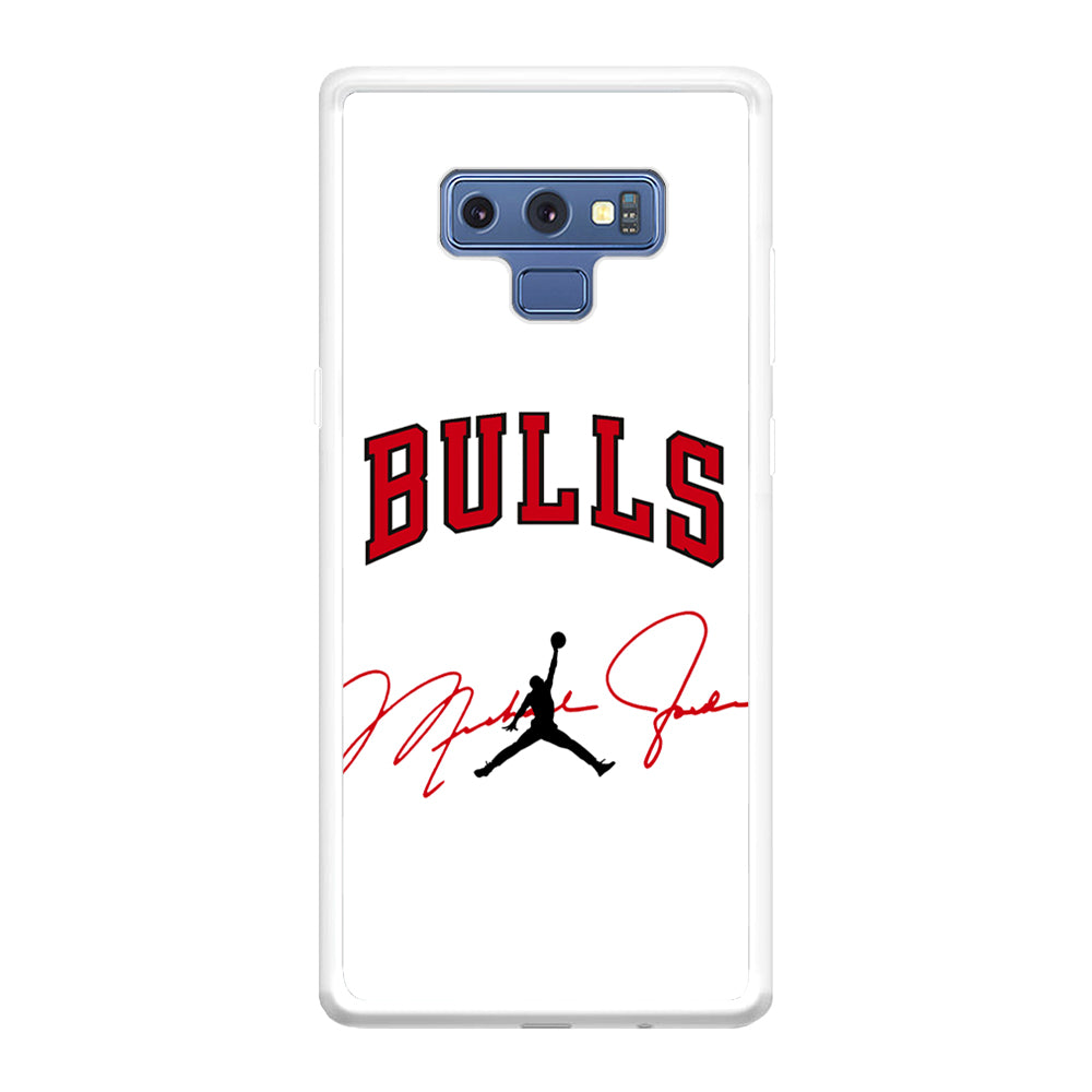 Air Jordan Chicago Bulls Signature Samsung Galaxy Note 9 Case