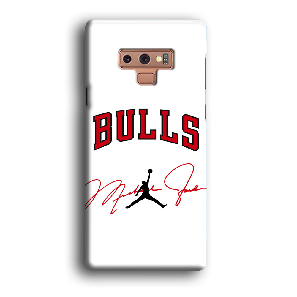 Air Jordan Chicago Bulls Signature Samsung Galaxy Note 9 Case