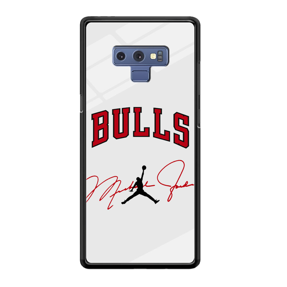 Air Jordan Chicago Bulls Signature Samsung Galaxy Note 9 Case