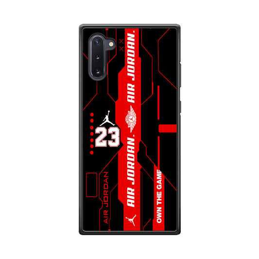 Air Jordan Crafting The Cyber Samsung Galaxy Note 10 Case