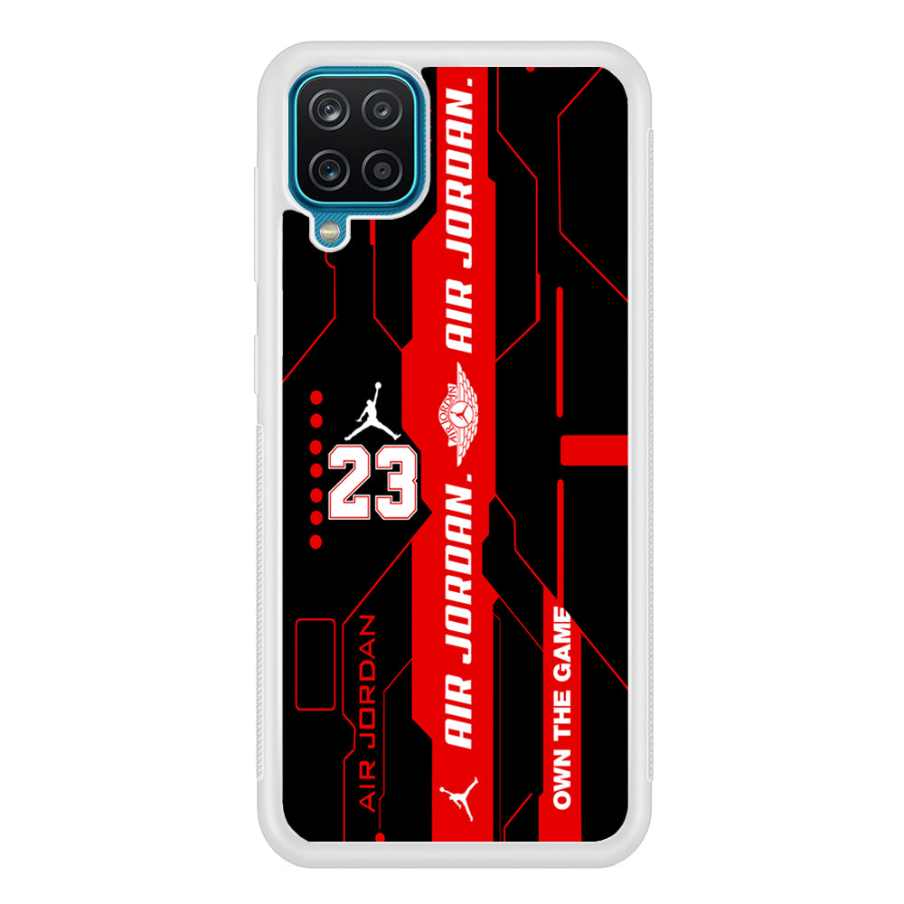 Air Jordan Crafting The Cyber Samsung Galaxy A12 Case