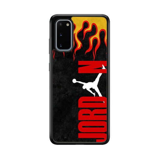 Air Jordan Flame Fire Samsung Galaxy S20 Case