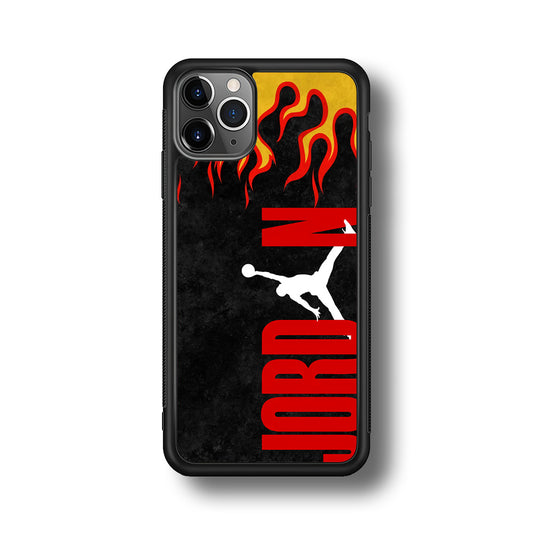 Air Jordan Flame Fire iPhone 11 Pro Case