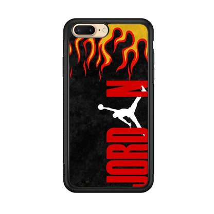 Air Jordan Flame Fire iPhone 8 Plus Case