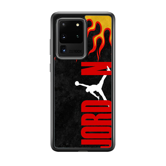 Air Jordan Flame Fire Samsung Galaxy S20 Ultra Case