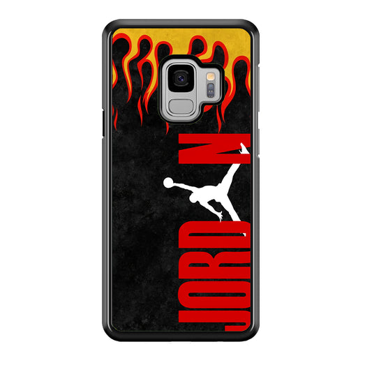 Air Jordan Flame Fire Samsung Galaxy S9 Case