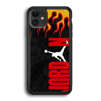 Air Jordan Flame Fire iPhone 12 Case