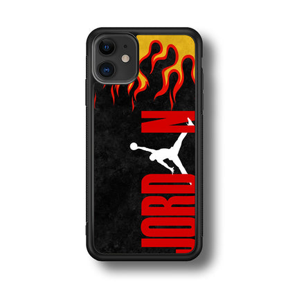 Air Jordan Flame Fire iPhone 11 Case