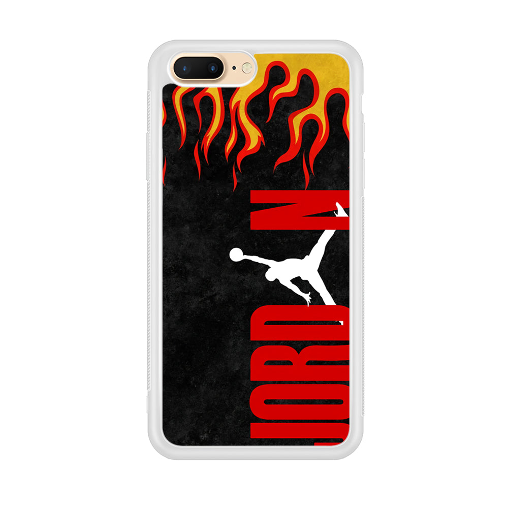 Air Jordan Flame Fire iPhone 8 Plus Case