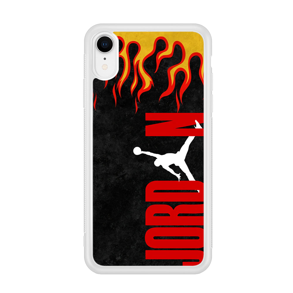 Air Jordan Flame Fire iPhone XR Case