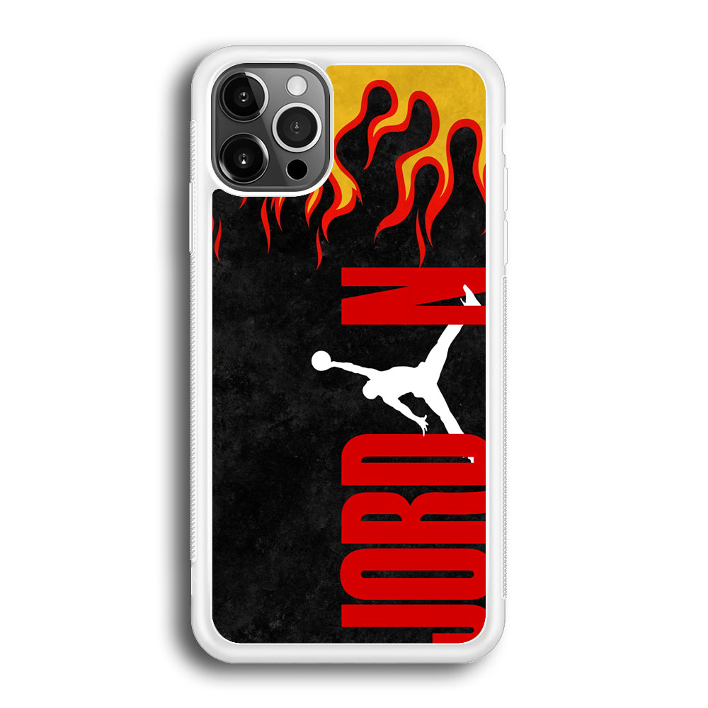 Air Jordan Flame Fire iPhone 12 Pro Case