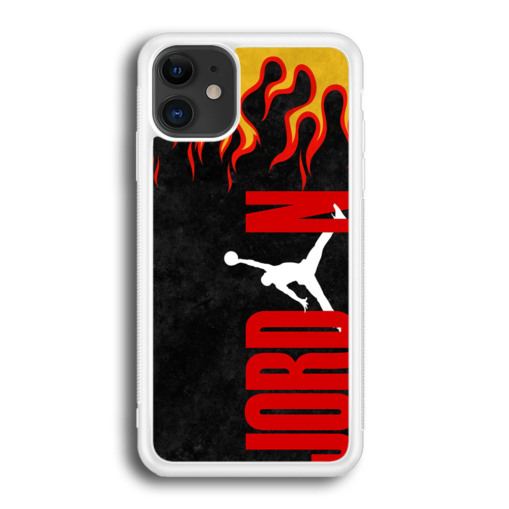 Air Jordan Flame Fire iPhone 12 Case