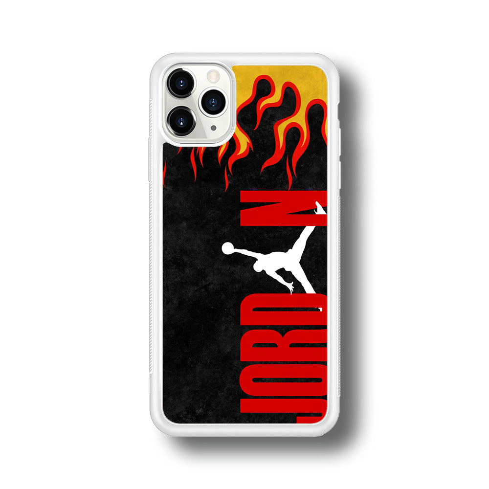 Air Jordan Flame Fire iPhone 11 Pro Max Case