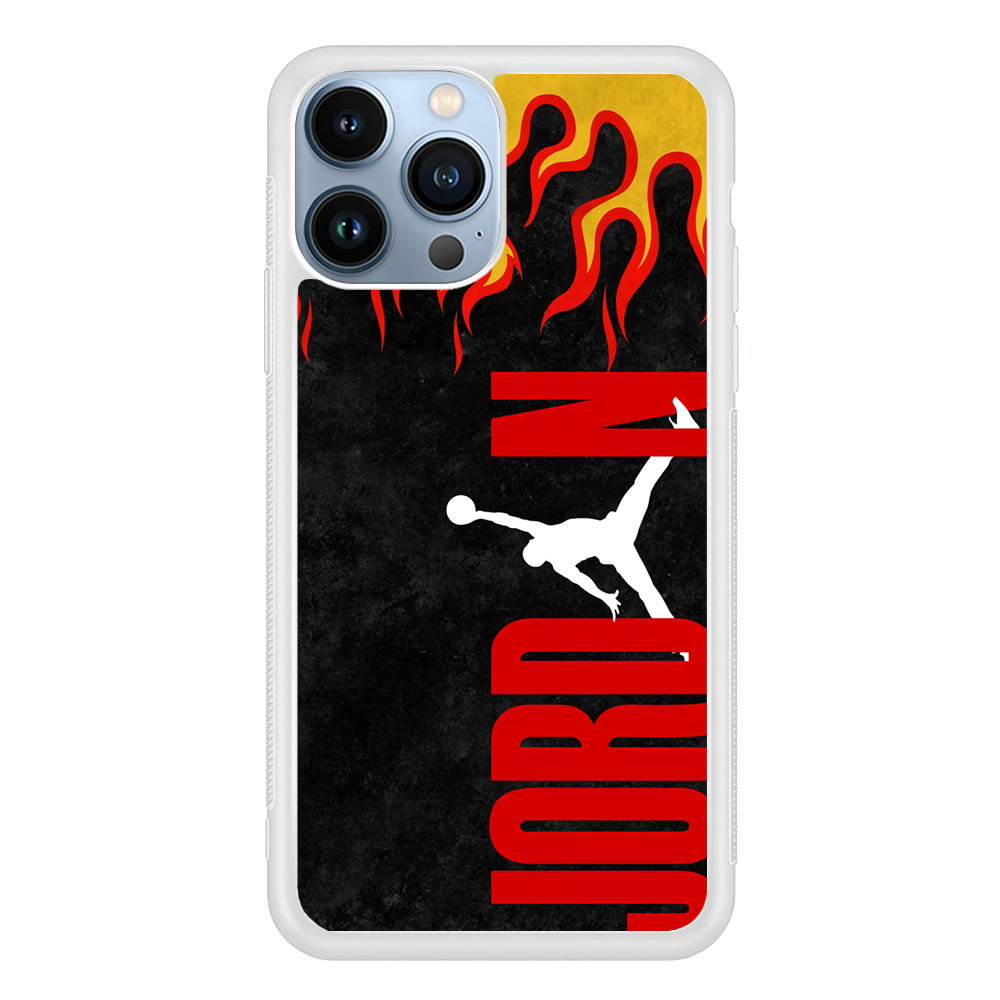 Air Jordan Flame Fire iPhone 13 Pro Max Case