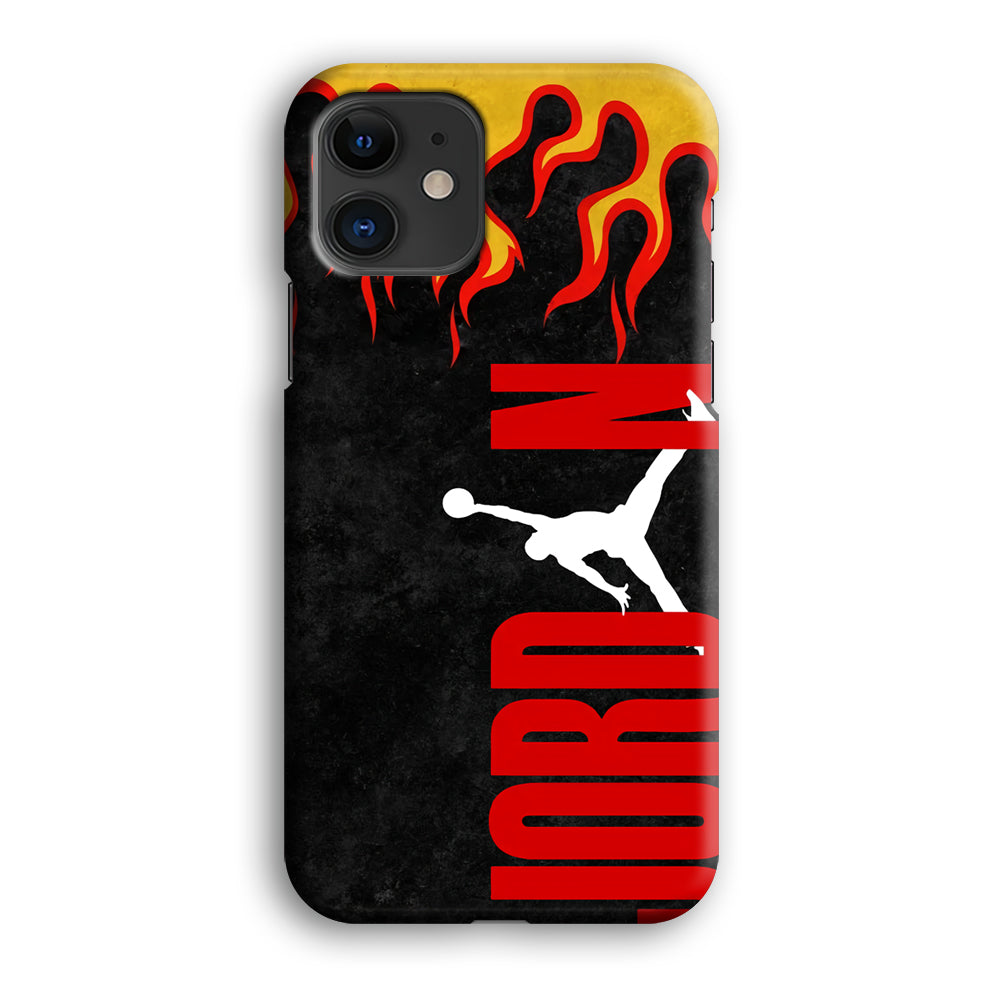 Air Jordan Flame Fire iPhone 12 Case