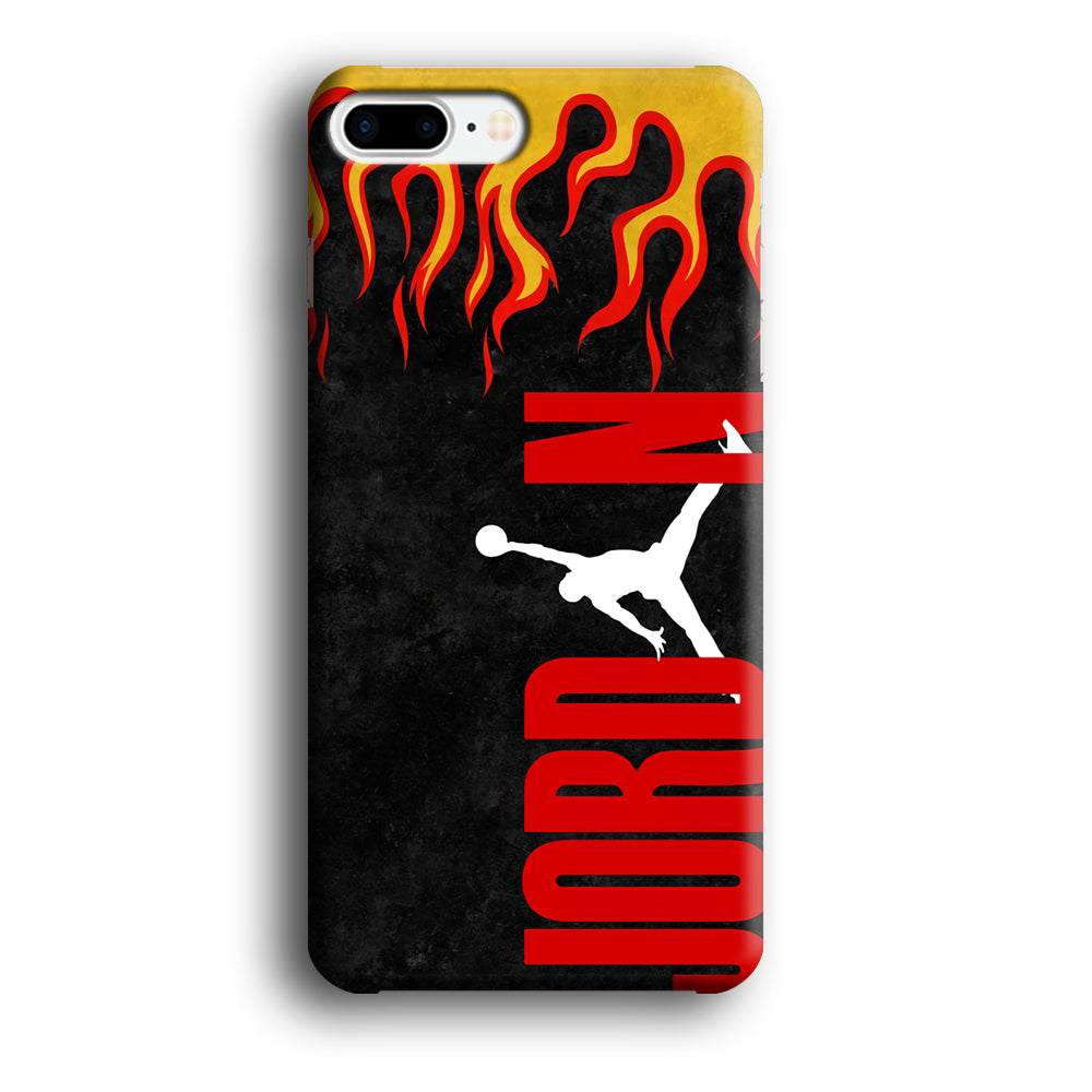 Air Jordan Flame Fire iPhone 8 Plus Case